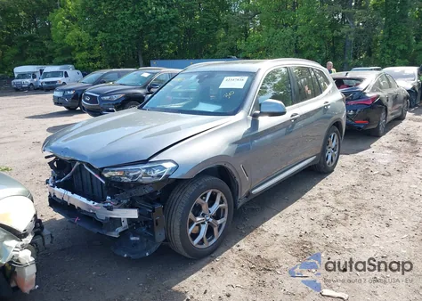 2024 BMW X3 xDrive30I из США, поврежденный, VIN 5UX53DP09R9U54829